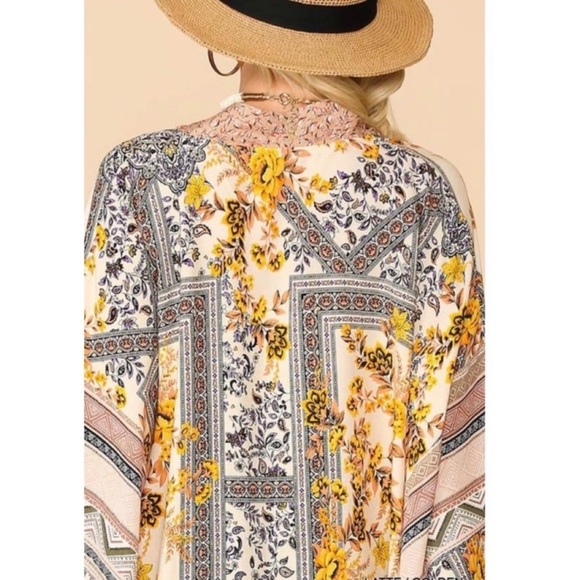 🤩🤩🤩GiGiO Lightweight Kimono-Like Wrap🤩🤩🤩 Beautiful colors!!🤩🤩🤩 - Picture 6 of 8